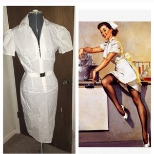 ASOS white dress Vintage